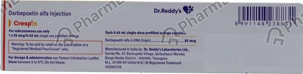 Cresp 25mcg Pre-Filled Syringe Of 0.42ml Injection