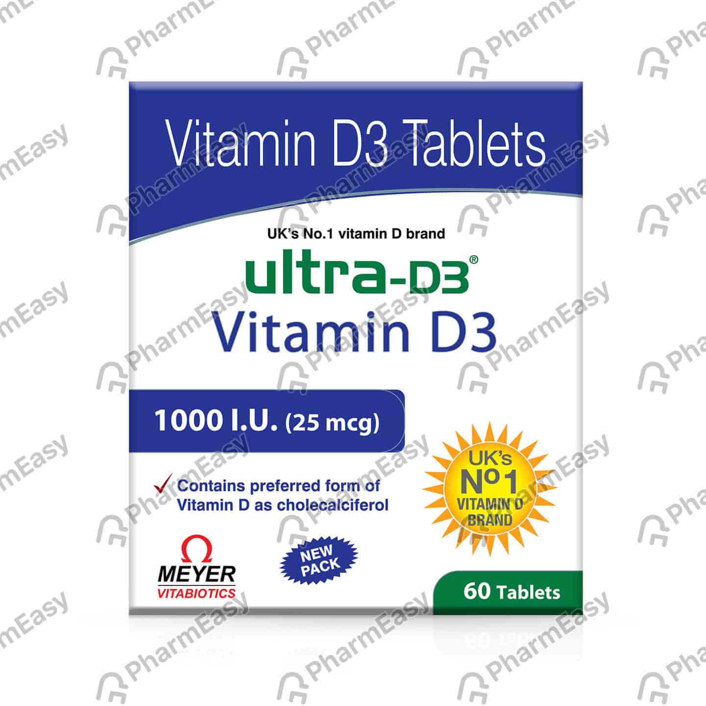 Ultra D3 1000iu Strip Of 30 Tablets