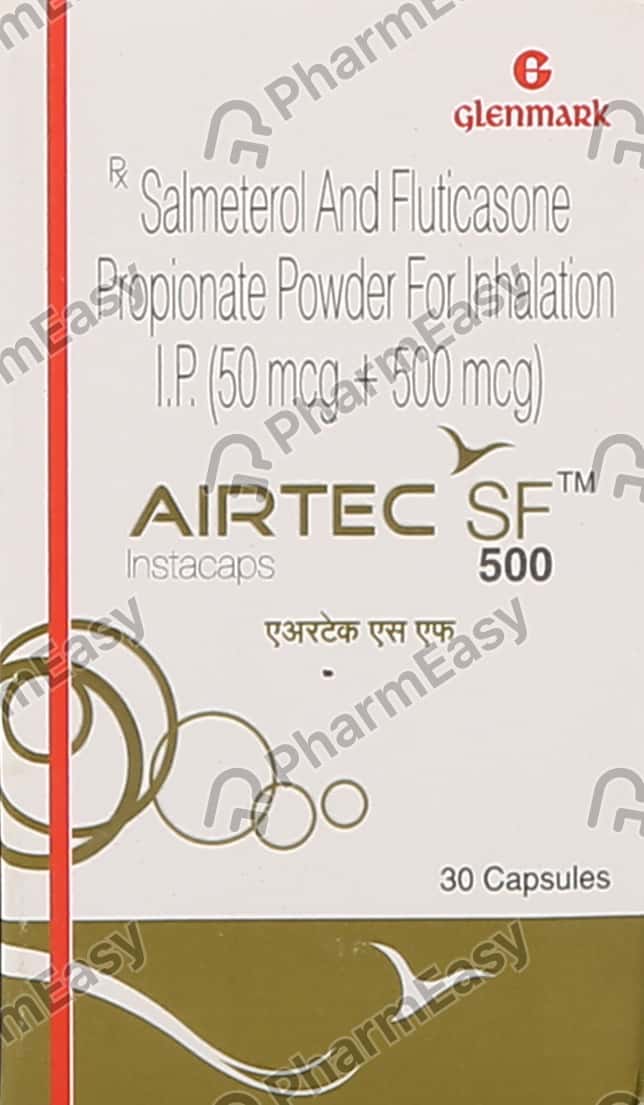 Buy Airtec Sf 500mcg Bottle Of 30 Instacaps Online at Flat 15% OFF ...