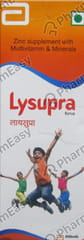 LYSUPRA BOTTLE OF 200ML SYRUP