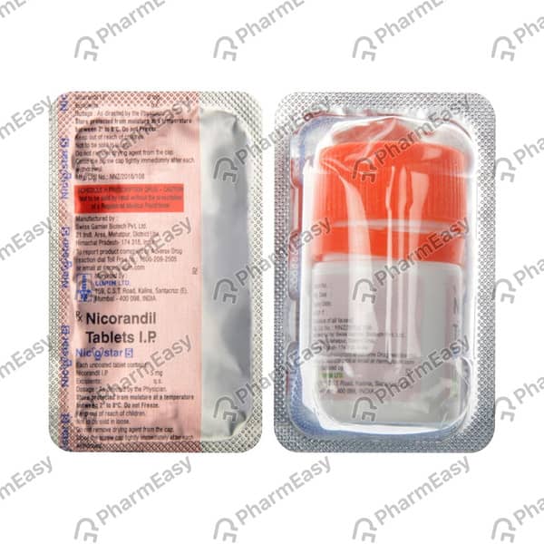 Nicostar 5Mg Bottle Of 20 Tablets