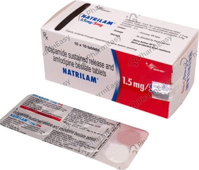 Natrilam 1.5/5mg Strip Of 10 Tablets
