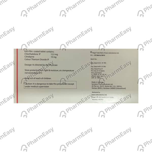 Ctd 12.5mg Strip Of 10 Tablets