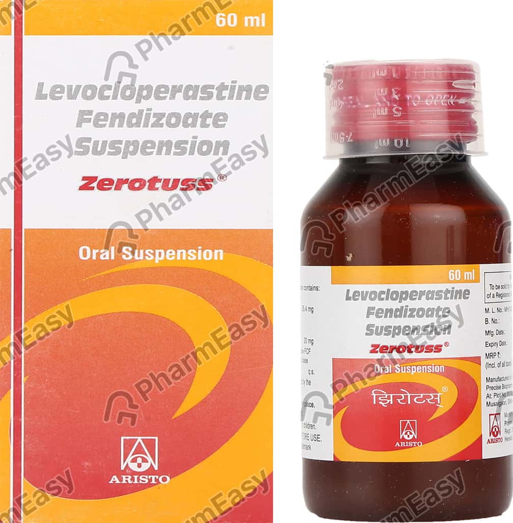 Buy Zerotuss 20 MG/5ML Suspension (60) Online at Flat 15 OFF PharmEasy