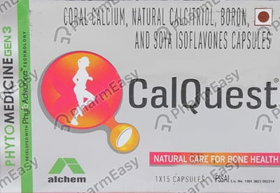 Alchemlife Natural Calquest Care For Bone Health Strip Of 15 Capsules