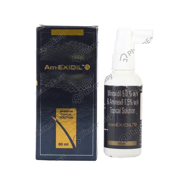 Amexidil 5% Topical Solution 60Ml