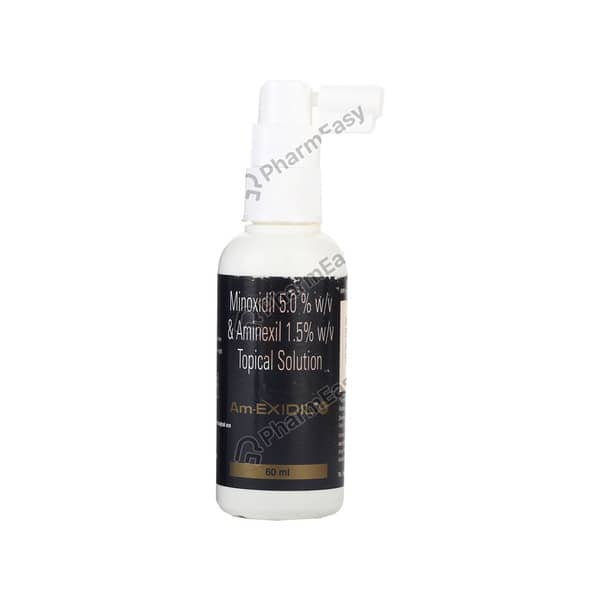 Amexidil 5% Topical Solution 60Ml