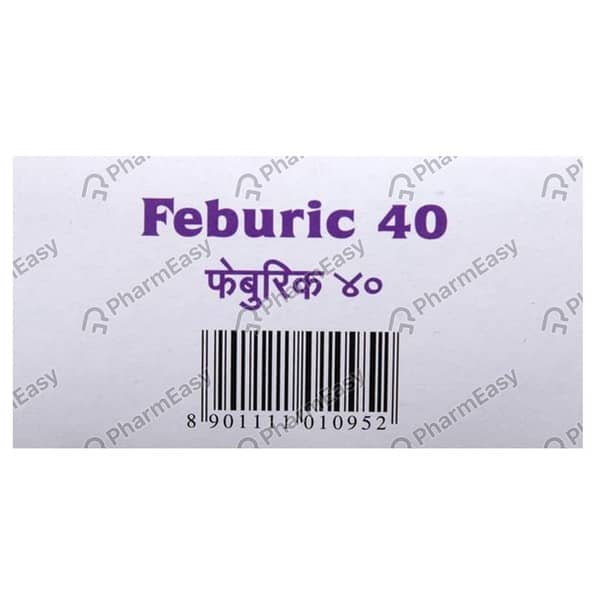 फेबुरिक 40एमजी की स्ट्रिप 10 टैबलेट्स