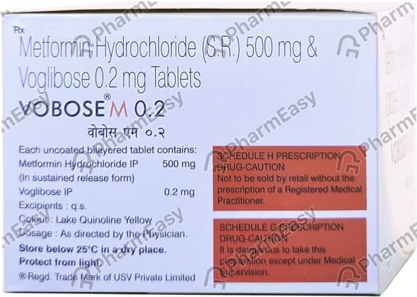 Vobose M 0.2mg Strip Of 10 Tablets
