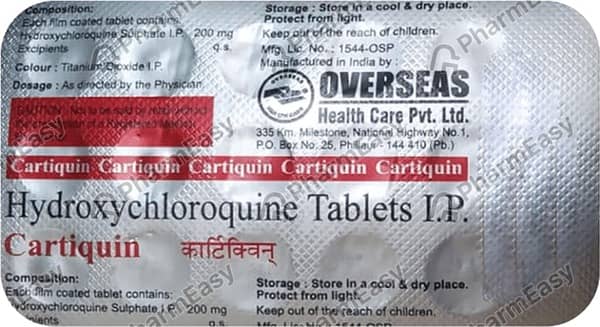 Cartiquin 200Mg Strip Of 10 Tablets