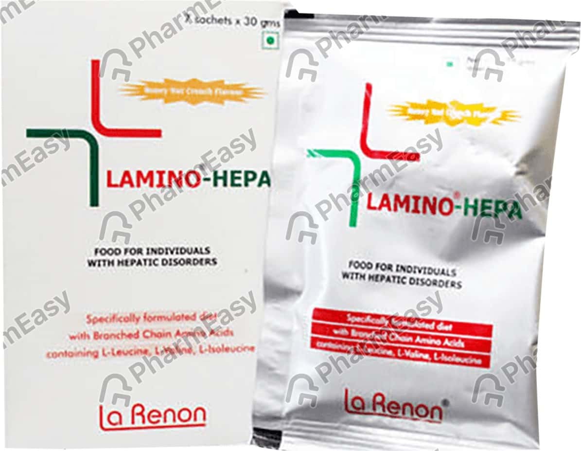 Lamino Hepa Orange Flavour Sachet 30gm (pack Of 7)