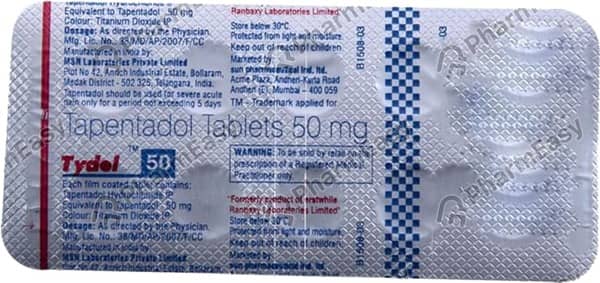 Tydol 50mg Strip Of 10 Tablets