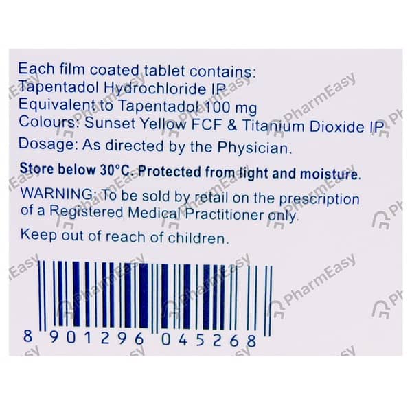 Tydol 100mg Strip Of 10 Tablets