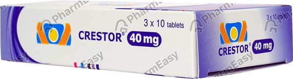 Crestor 40mg Strip Of 10 Tablets