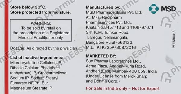 Istavel 100mg Strip Of 7 Tablets