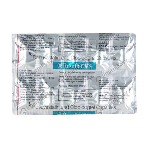 Rosufit Cv 5Mg Strip Of 10 Capsules