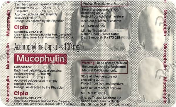 Mucophylin Strip Of 10 Capsules