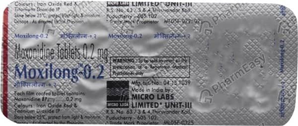 Moxilong 0.2Mg Strip Of 10 Tablets