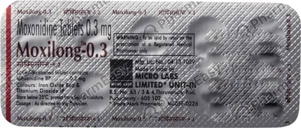 Moxilong 0.3Mg Strip Of 10 Tablets