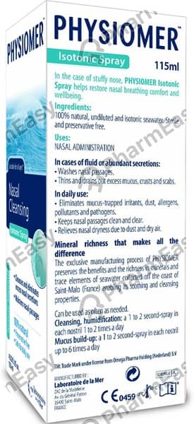 Physiomer Isotonic Nasal Spray 135Ml
