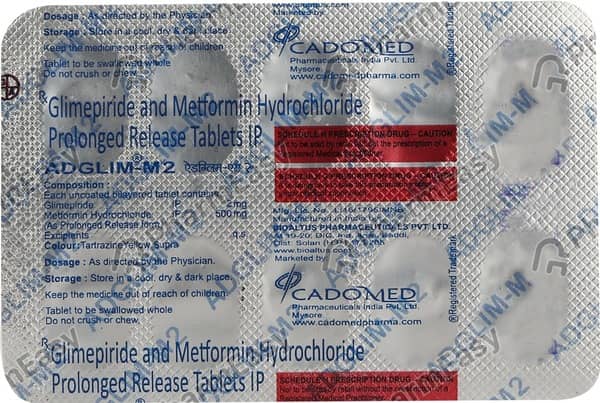 Adglim M 2mg Strip Of 10 Tablets
