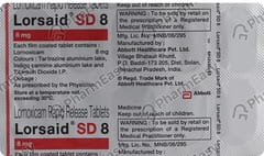 LORSAID SD 8MG STRIP OF 10 TABLETS