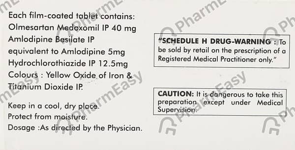 Olmat Amh 40mg Strip Of 10 Tablets