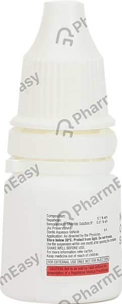 Nepablu 0.1% Bottle Of 5Ml Eye Drops