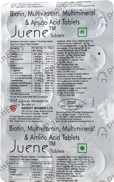 Juene Strip Of 10 Tablets
