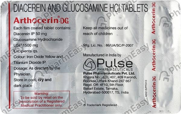 Arthocerin Dg Strip Of 10 Tablets
