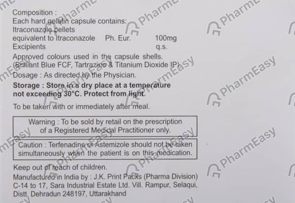 Candiforce 100mg Strip Of 4 Capsules
