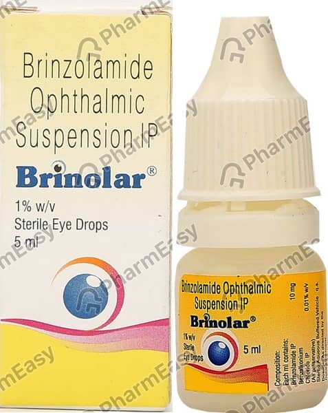 Brinolar Bottle Of 5ml Eye Drops