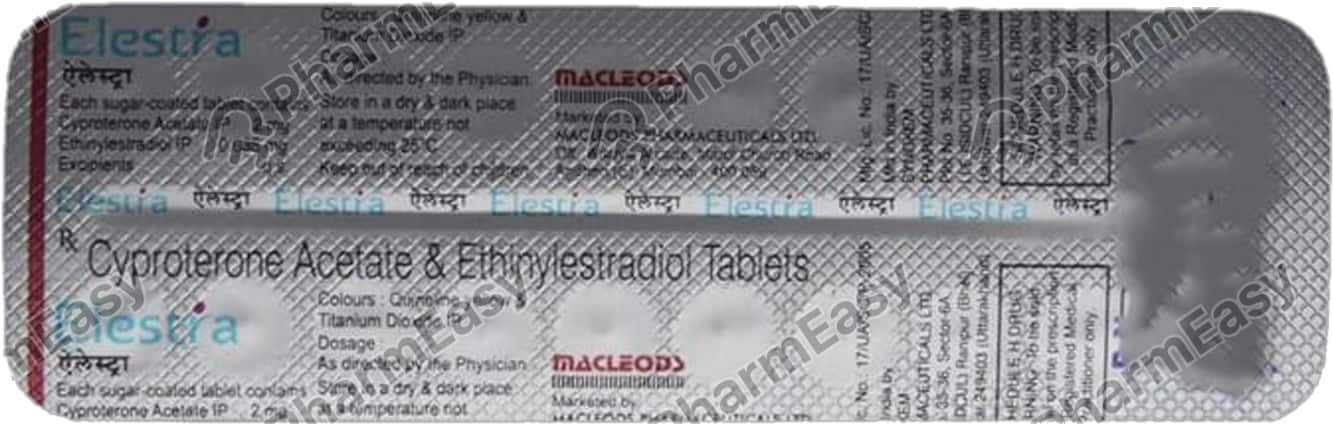 Elestra Strip Of 21 Tablets