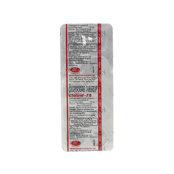 Clofirst 75Mg Strip Of 10 Tablets