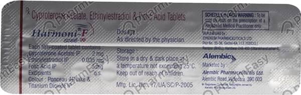 Harmoni F Strip Of 21 Tablets