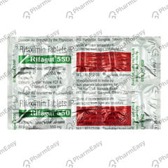 RIFAGUT 550MG STRIP OF 10 TABLETS