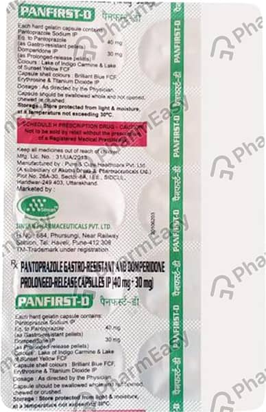 Panfirst D Strip Of 10 Capsules