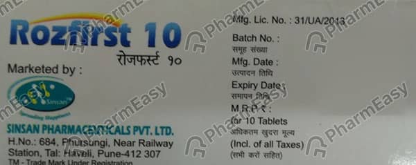 Rozfirst 10mg Tablet
