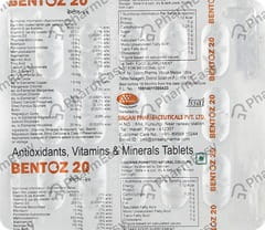 BENTOZ 20 STRIP OF 15 TABLETS