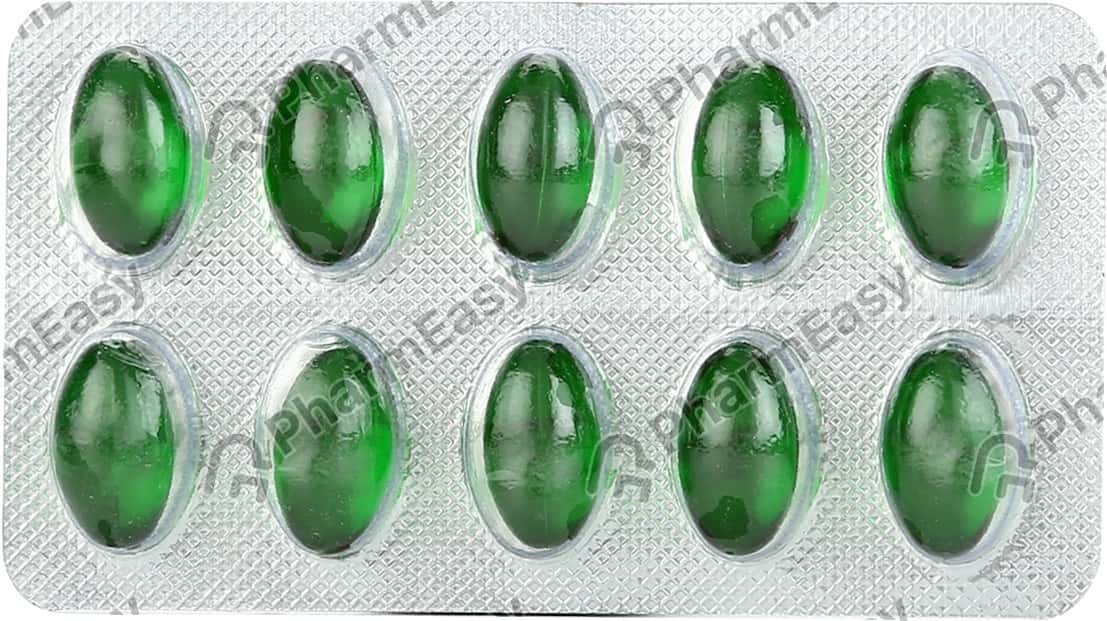 Eracod Strip Of 10 Softgel Capsules