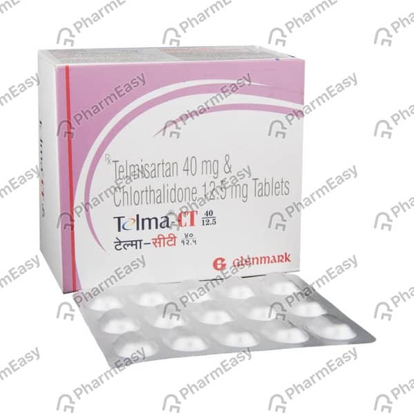 Telma Ct 40/12.5mg Strip Of 10 Tablets