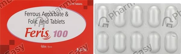 Feris 100mg Strip Of 10 Tablets