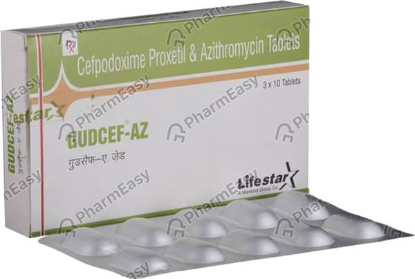 Gudcef Az Strip Of 10 Tablets