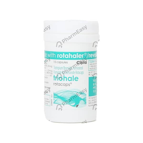 Triohale Rotacap Bottle Of 15 Inhalation Capsules