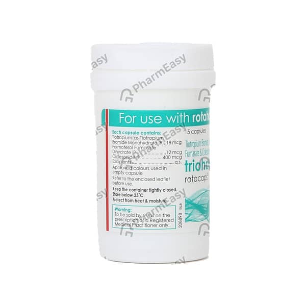Triohale Rotacap Bottle Of 15 Inhalation Capsules