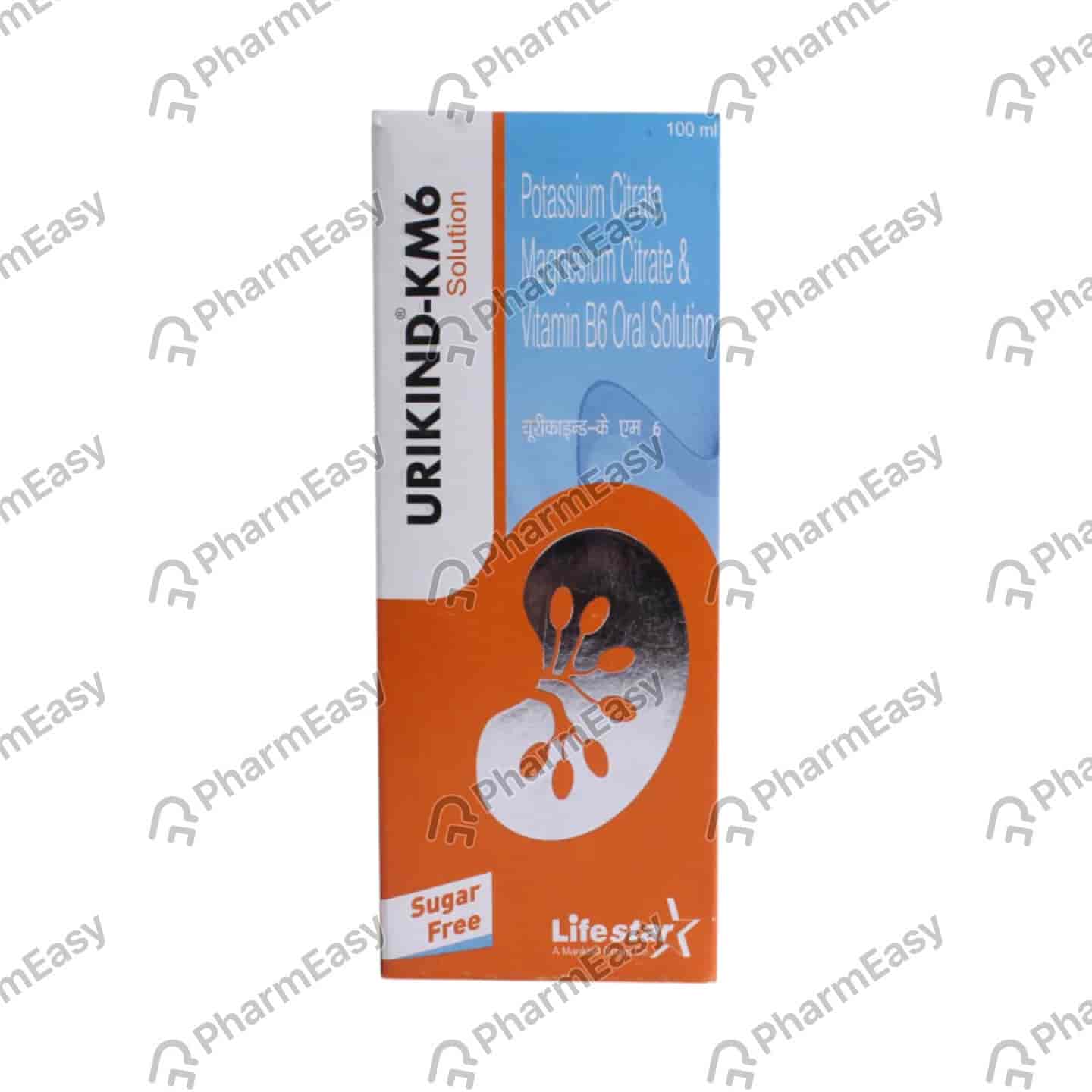 Urikind Km 6 Sugar Free Bottle Of 100ml Solution