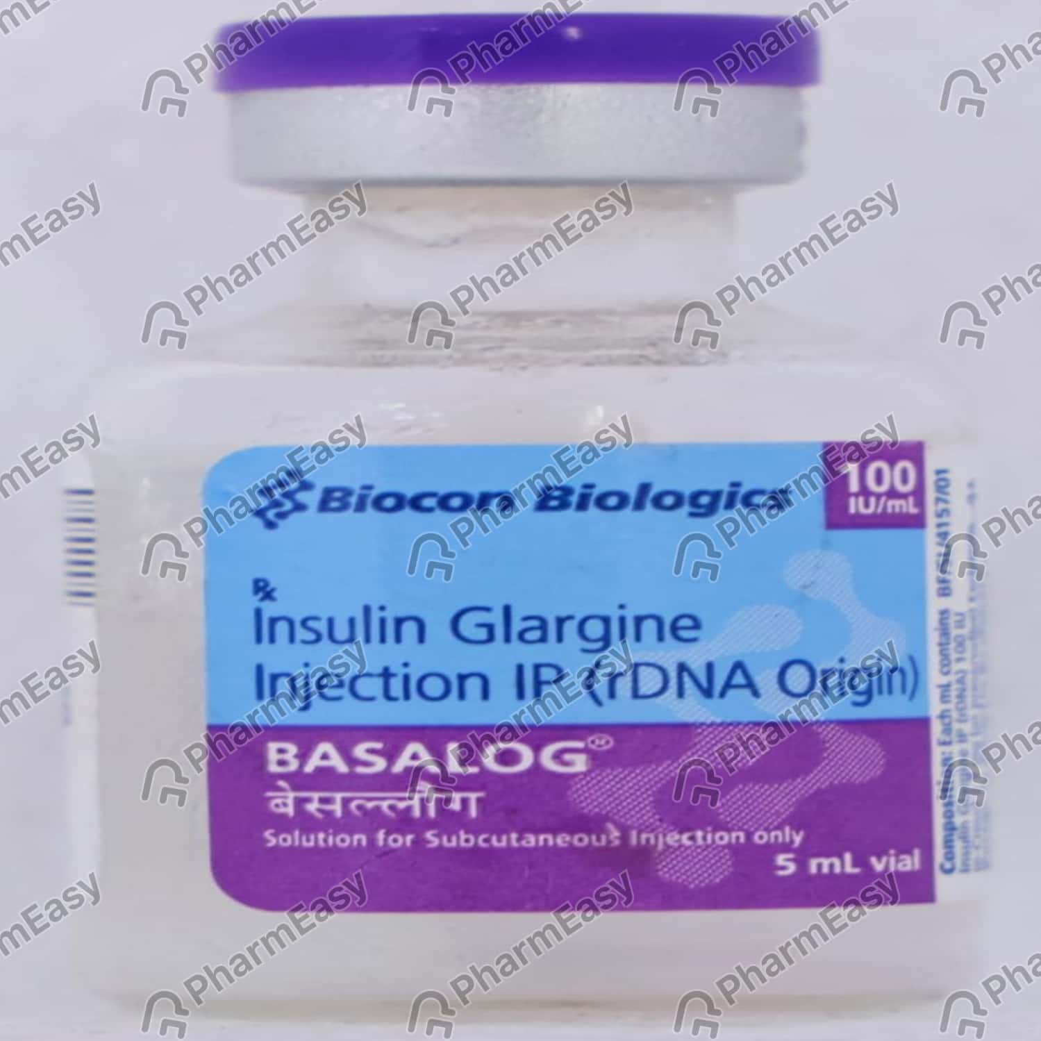 Basalog 100 IU/ML Solution For Injection (5) Uses, Side Effects, Price