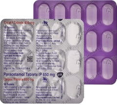 Calpol 650 MG Tablet (15) - Uses, Side Effects, Dosage, Composition
