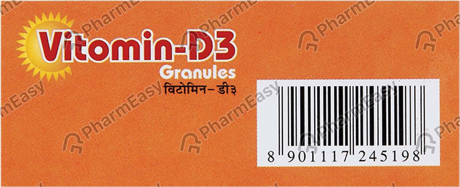 Vitomin D3 60000 IU Granules (1) Uses, Side Effects, Price & Dosage