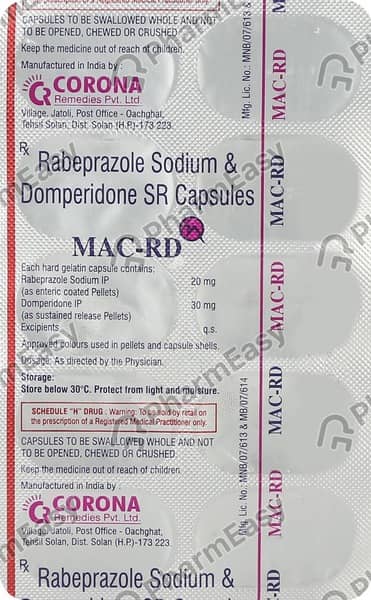 Mac Rd Strip Of 10 Capsules
